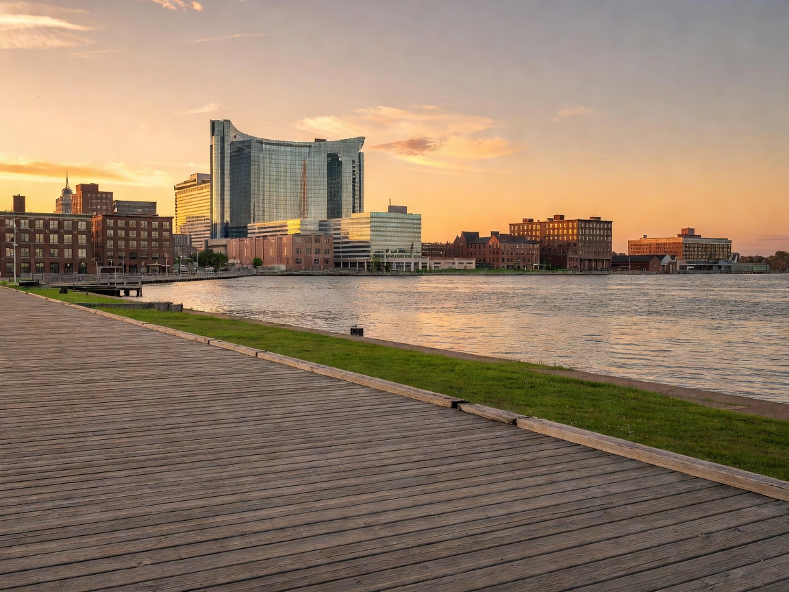 Windsor riverfront
